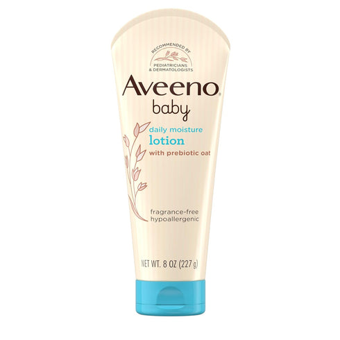 Aveeno Baby Daily Moisture Body Lotion for Sensitive Skin, Hypoallergenic Moisturizing Baby