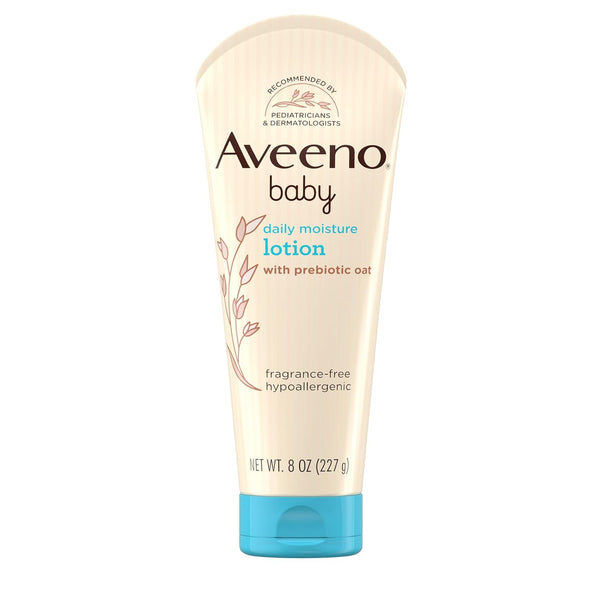 Aveeno Baby Daily Moisture Body Lotion for Sensitive Skin, Hypoallergenic Moisturizing Baby