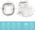 Set(One Maliton Baby Potty Training Seat with Step Stool, Potty Training Toilet for Boys Girls, Anti-Slip Toddler Stool
