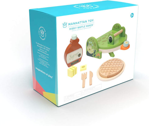 Set Manhattan Toy Ribbit Waffle Maker Toddler & Kids Pretend Play Cooking Toy