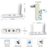 ILORVIUN Closet (White-Count 4) Childproof Sliding Glass Door Lock, Baby Safety Slide Window Locks for Kids Proof Patio
