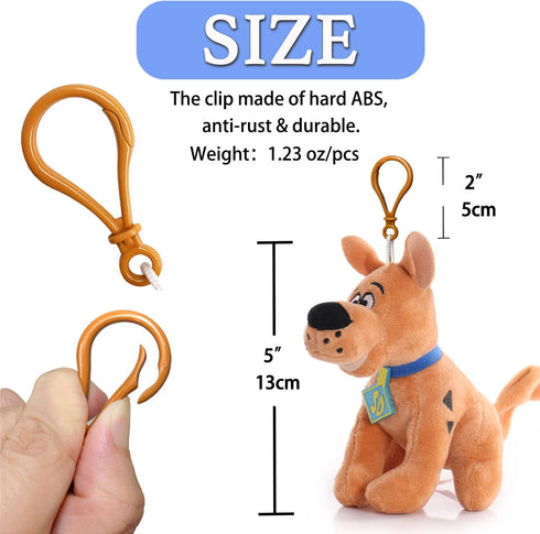 6 Inches Scooby Doo Plush Keychain, Great Dane Stuffed Animal for Bag, Christmas Gift for Kids Teens