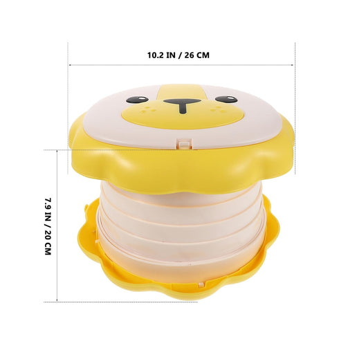 HONITANO Foldable Portable Potty Chair, Travel Toilet Seat for Boys, Lightweight Foldable Potty for Camping and Car