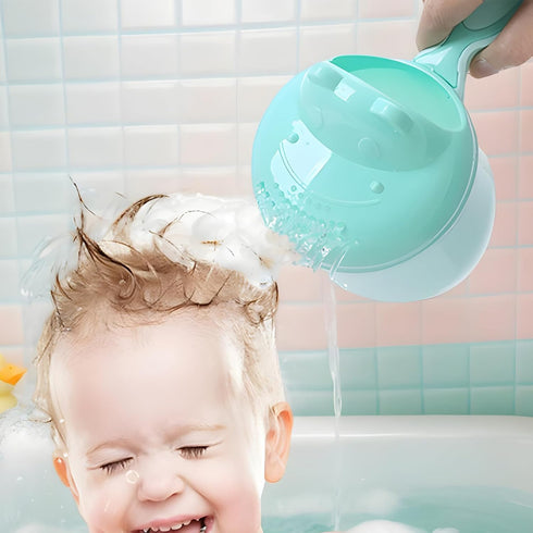 Generic 80g Safe Cup - Cartoon Safety Rinse Cup, Thickened Pourer for Kids, Head Washing Shampoo Shower Cups, Soft Grip