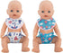 20 14-18 Inch SOTOGO Pieces Doll Diapers Dolls Underwear Doll Bibs for Dolls
