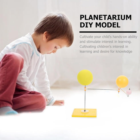 ULTECHNOVO 3sets Science Demo Earth-Moon-Sun Model, Solar Toys for Teaching Earth Development to Kids