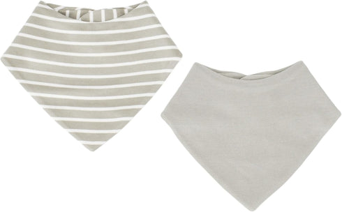 Woolino Merino Wool Baby Bibs - Highly Absorbent Bandana Bib with Cotton