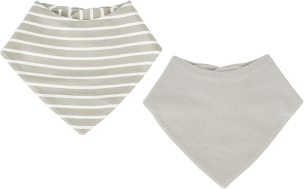 Woolino Merino Wool Baby Bibs - Highly Absorbent Bandana Bib with Cotton