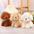 BIUBIULOVE 8inch Dog Plush Stuffed Animal, Stuffed Dog Plush Toy, Great Gift for Kids Home Recor (Brown)