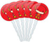 The Flash Cute Chibi Character Cupcake Picks - Decoration Set of 6