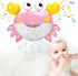 HOSBENI Crab Baby Bath Toys, Crab Bubble Bath Machine, Automatic Bath Toy Blows