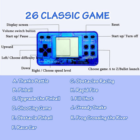 15Pcs Arcade Video Game Party Favors for Kids, Keychain Supplies for Birthday Gifts and Classroom Prizes