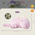 OSOCU 1.4 Lb 16" Microwavable Heating Pad Purple Stegosaurus Plush - Weighted Stuffed Animal Toy with Tourmaline Beads