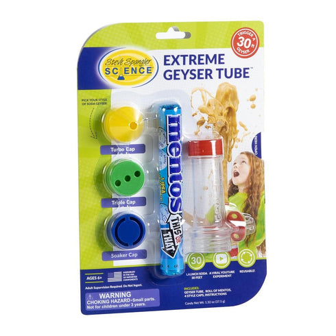 Steve Spangler Science Extreme Geyser Tube - Science Kit for Kids, Mentos & Soda Lab Experiment
