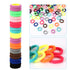 Baby Hair Ties, Cotton Toddler Hair Ties for Girls, Seamless Hair Bands, Elastic Ponytail Holders, Diameter 0.97 Inch