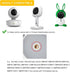Nanit Pro Smart Baby Monitor & Flex Stand Mount, Compatible with VTech VM901, VH919HD, Momcozy BM01, White
