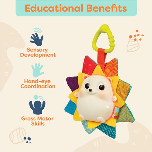 B. toys- B. baby Musical Light-Up Hedgehog Toy with Lights & Sounds - Sensory Toy for Newborns and Babies