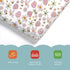 (38" 24" 1" Motherly Haven Breathable Crib Mattress Pad, Washable High Rebound Foam Mattress Topper for Baby Cribs