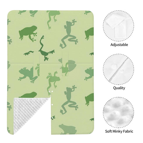 Hcpwzrf Green Silhouettes Frogs Baby Car Seat Cover & Nursing Cover - Breathable Stretch Multi-Use Cover