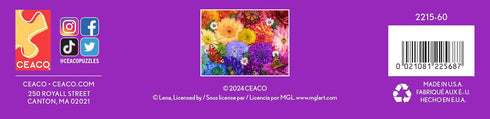 300 Ceaco Flower Spectrum PC Puzzle
