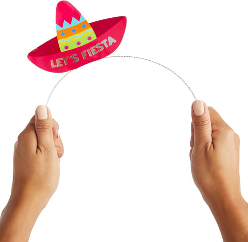 Juvale Sombrero Party Hats 24-Pack - Mini Mexican Hat Favors for Fiesta Party Decorations, One Size