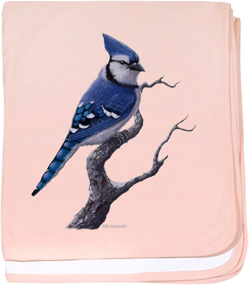 CafePress Blue Jay Bird Baby Blanket, Super Soft Newborn Swaddle