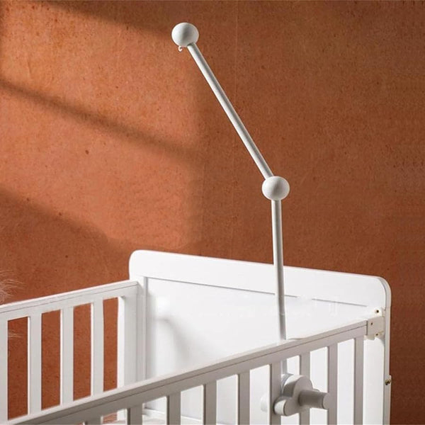 Abizarch 27inch Baby Crib Mobile Arm, Wooden Crib Mobile Holder, Angle Height Cot