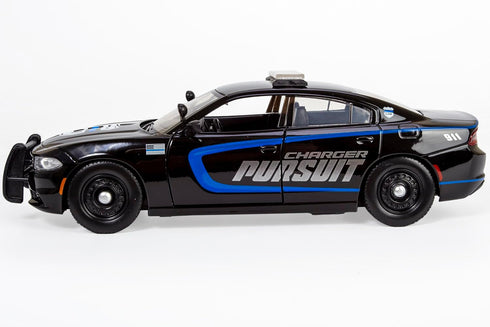 All Star Toys 2023 Charger Enforcer Police Pursuit Car 1/24 Diecast Model for Dodge Police