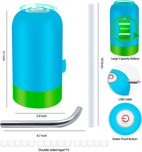 Ultimate Water Table Pump - 3 Hours of Non-Stop Fun for Kids, Battery Powered Water Pump for Summer Activities