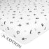 American Baby Company 100% Natural Cotton Fitted Pack and Play Sheet 39" x 27" - Soft & Breathable for Playpen & Mini