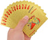 2 Pack Diamond Playing Cards, Waterproof Gold Silver Foil Plastic Poker Cards, High Flexible (Silver+Gold Diamond).