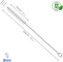 Straw Cleaner Brush Extend 12 inch, Extra Wide 12mm Pipe Cleaners, 10 Pack Extra Long Brush for Sippy Cup and Water