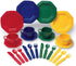 Learning Resources Play Dishes, Colorful Kitchen Toy Plate Set, 24 Piece Set,