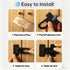 ROAESTKE 4 Pack Child Proof Cabinet Locks,Baby Proofing Locks for Cabinets, Oven, Freezer & More,Easy to Install, No