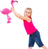 Inflatable Pink Flamingo - Luau Party Accessories for Hawaiian Party Decoration (6 Pieces)
