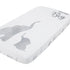NoJo Elephant Tribe Grey and White 100% Cotton Fitted Crib Sheet