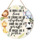 Muktoujaumai Baby Girl Boy Nursery Wall Decor, Safari Nursery Hanging Sign Decor Woodland