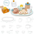 Set Set PairPear Wooden Tea for Little Girls, Wooden Toys Toddler Tea Play Kitchen Accessories for Kids Tea Party