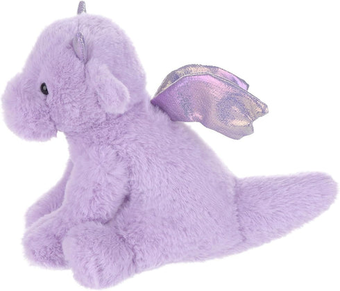 Apricot Lamb Purple Dragon Plush Stuffed Animals for Kids, Soft Cute Plush Toys for Baby Girl and Boy, Fluffy Purple