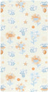 miaozhen Cotton Baby Crib Sheets for Boys Girls Soft Comfy Orange Funny Sunflower