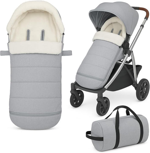 Quintriae Stroller Footmuff Bunting Bag for Winter Universal Stroller Cover for Cold Weather,