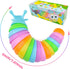 6 3+ Cevioce Sensory Slug Fidget Toys, Adults & Kids Party Favors, Autism Sensory Toys for Year Olds - Blue