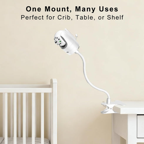 VIKOBESS DXR-8 DXR-8 Flexible Baby Monitor Mount for Infant Optics and PRO, Also Compatible with The Nanit Pro Smart