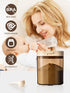 1200ml 21OZ, 1.32LB, 600g, Travel Formula Dispenser, Portable Milk Powder Container Formula Holder, Flip Top Formula