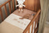Jollein 100% Crib/Toddler Bed Fitted Sheet in Wild Rose - Cotton