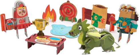Buildable Dragon Trainer 3D Toy, Educational Play for Kids, Toys for Boys & Girls Ages 3 and Up