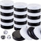 30 Pieces Backgammon Checkers 1.25 Inch Replacement Game Chips with 5 Dice and Drawstring Pouch for Checkers Supplies