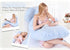 FYHCY #8 Pregnancy Pillows for Sleeping,U Shaped Full Body Maternity Pillow with Removable Cover,Support