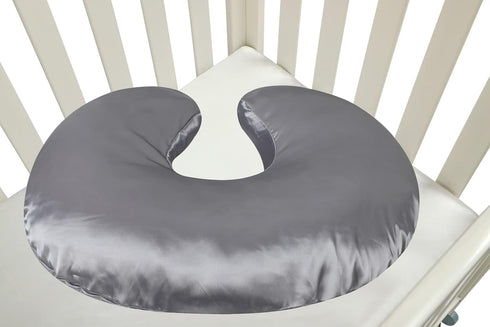 Tcmyyund Set 2 Pack Satin Nursing Pillow Cover Ultra Soft Silk Compatible with Boppy Pillow for Breastfeeding Pillow