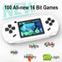 16 Bit Handheld Games for Kids - 3.0'' Large Screen with 100 HD Classic Retro Video Games, USB Rechargeable